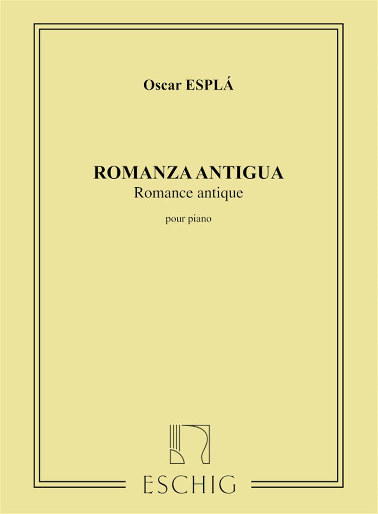 Romanza Antigua Piano